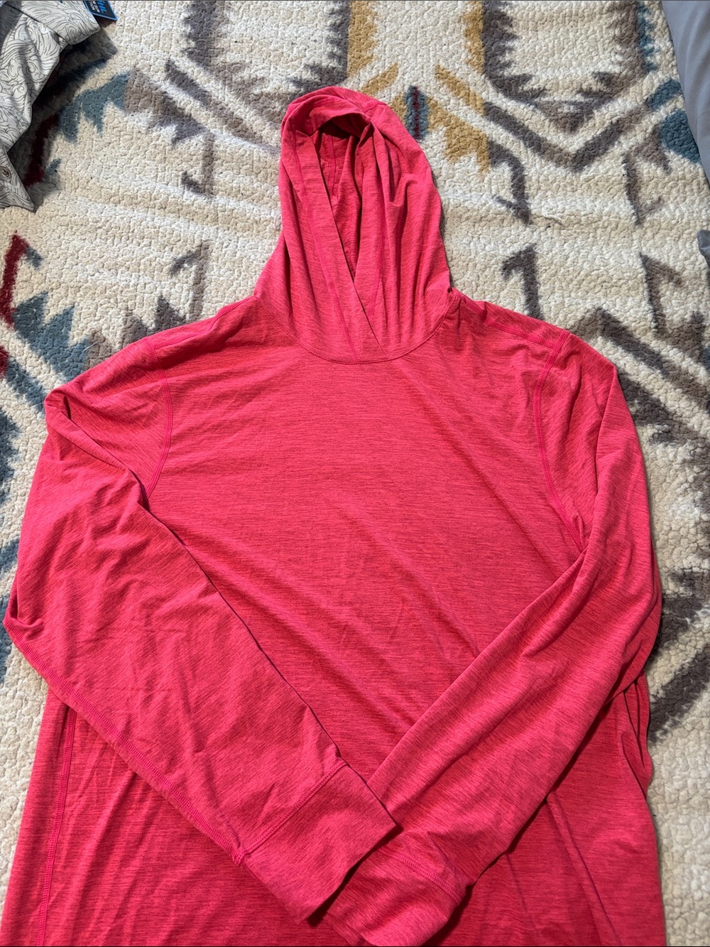 Saxx Women's Bright Pink Hooded Lightweight Turtleneck Sweater